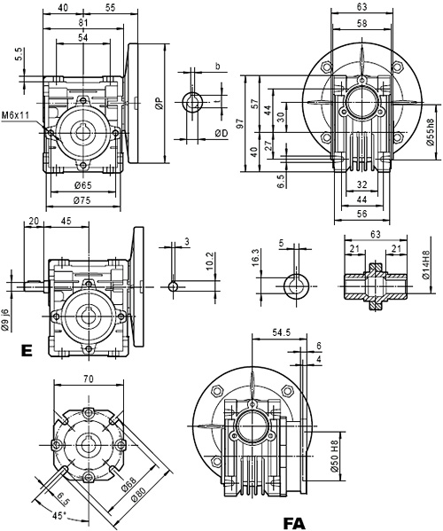 gear boxes, gear reduction boxes