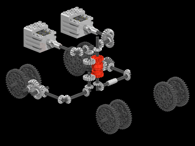 Planetary gearboxes,  Planetary track and wheel drives